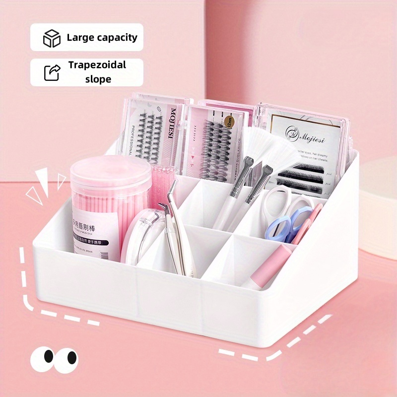 Lash Extension Tweezers - 전문 아크릴 속눈썹 연장 정리함, 속눈썹