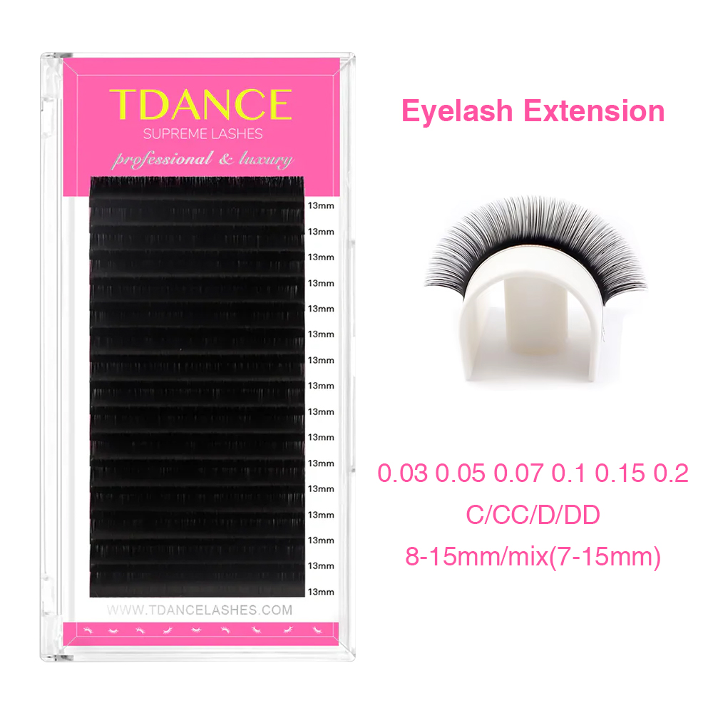 TDANCE 속눈썹 연장 16Rows 한국 PBT C/ - Eyelash Extension Korea Natural 리뷰 및 가격