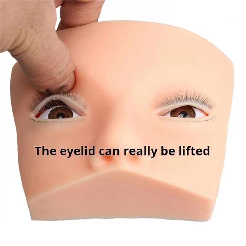 뷰티 뉴 리얼 4겹 마네킹 헤드 속눈썹 연장 연습용 실 - Eyelash Extension Open Eye 리뷰 및 가격