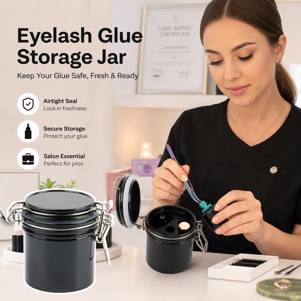 속눈썹 접착제 보관 탱크 밀폐형 용기 활성탄 방습 속눈 - Eyelash Extension Usa 리뷰 및 가격