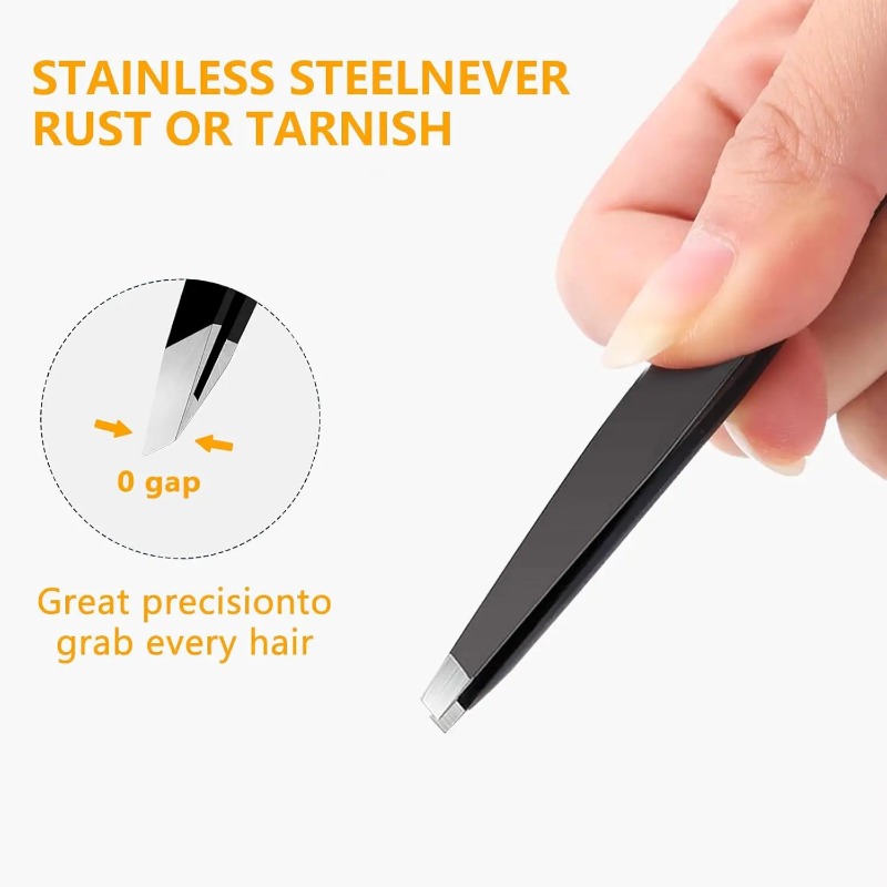 4개입 고정밀 미세 헤어 제거기 수염 눈썹 스테인리스  - Lash Extension Tweezers 리뷰 및 가격