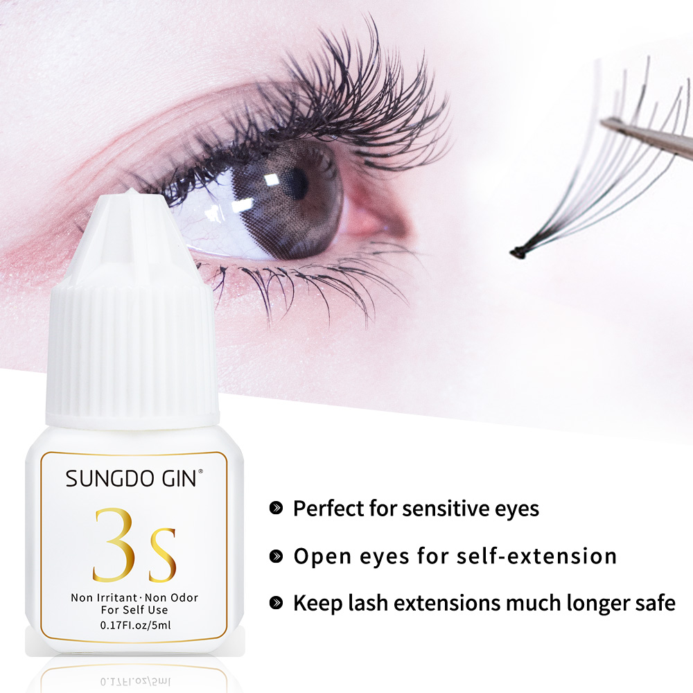 속눈썹 연장 접착제 3S 속건성 5ml 검은 속눈썹 접 - Eyelash Extension Open Eye 리뷰 및 가격
