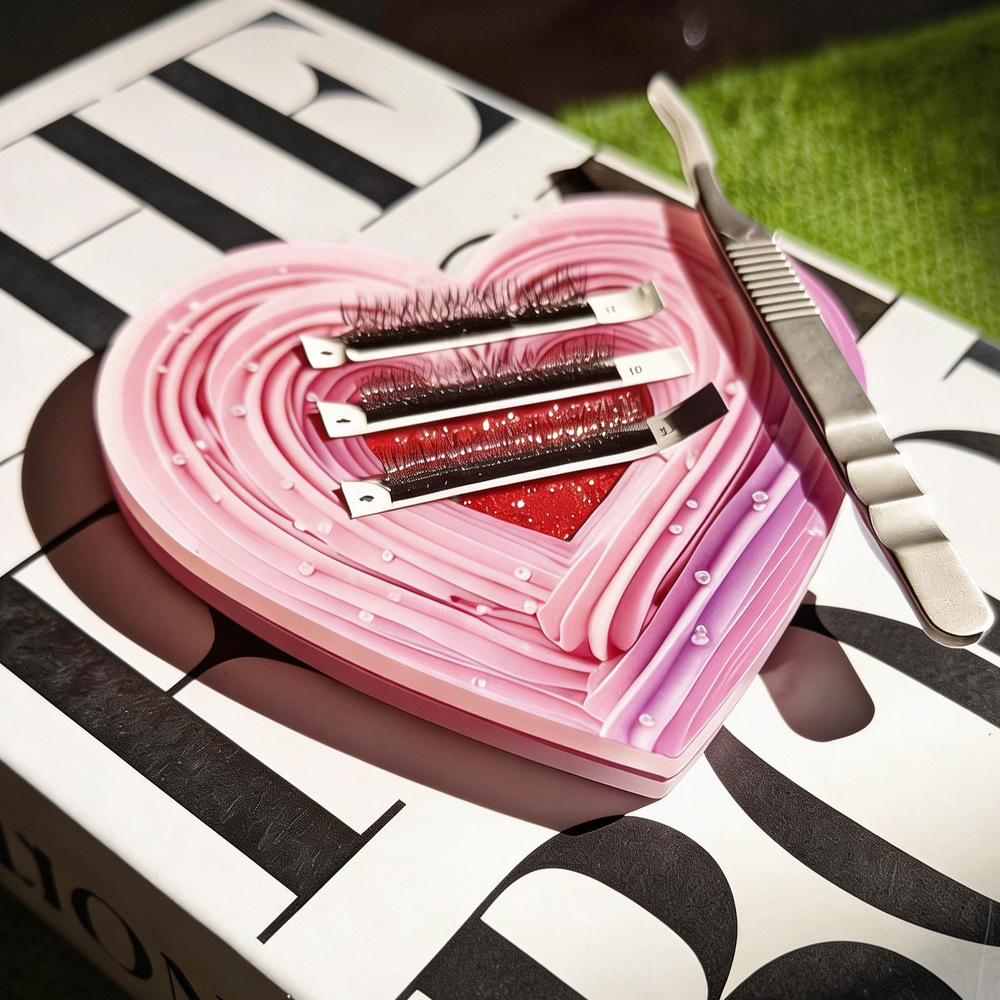 3D 하트 모양 블링 다이내믹 리퀴드 퀵샌드 아크릴 속 - Lash Extension Tweezers 리뷰 및 가격