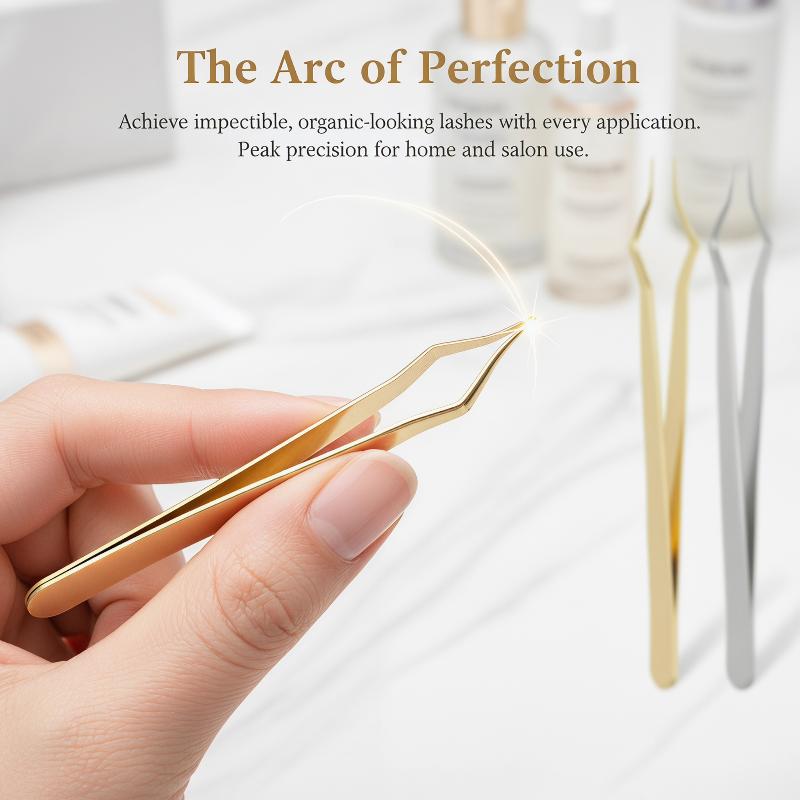 @*1 세트 스테인레스 스틸 속눈썹 연장 핀셋 미끄럼  - Lash Extension Tweezers 리뷰 및 가격