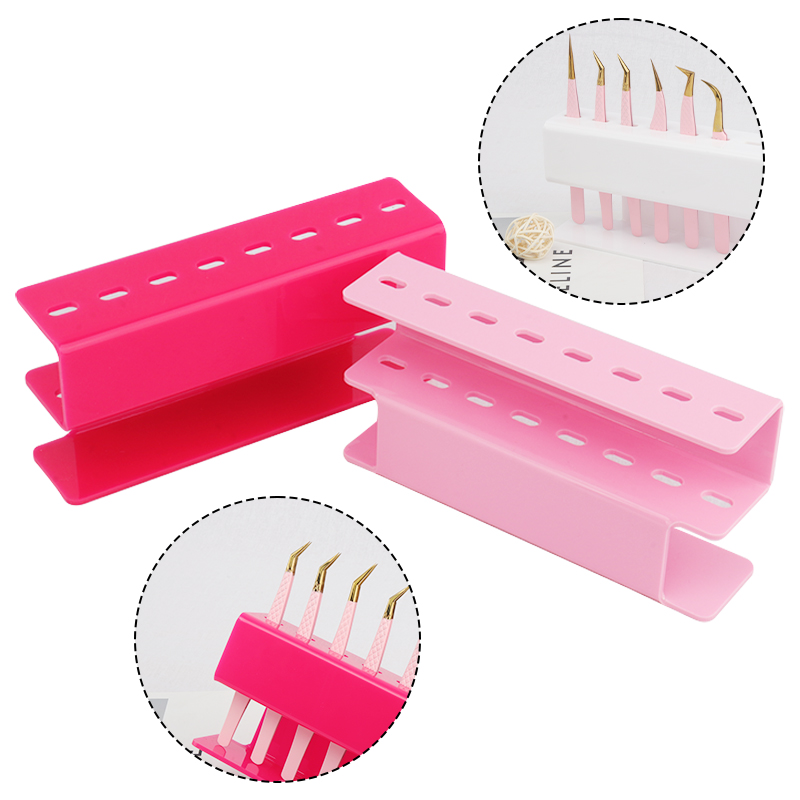 8홀 핀셋 디스플레이 스탠드 속눈썹 연장 핀셋 홀더 정 - Lash Extension Tweezers 리뷰 및 가격