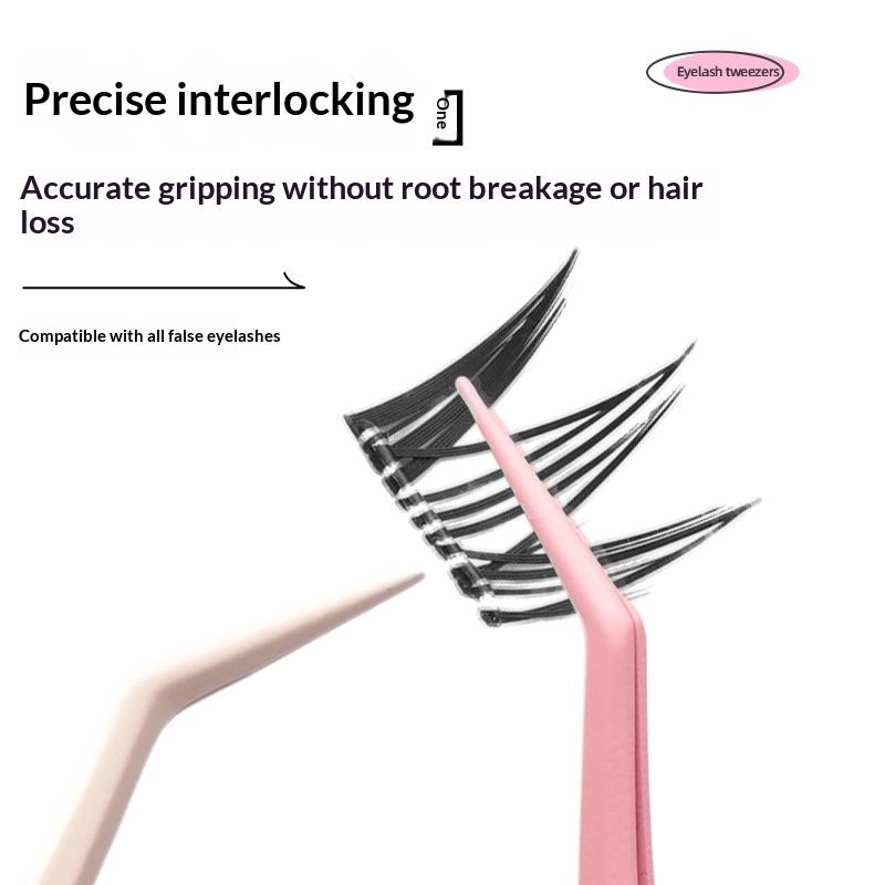 스테인리스 스틸 속눈썹 이식 핀셋 1개, 접착제 잔여물 - Lash Extension Tweezers 리뷰 및 가격