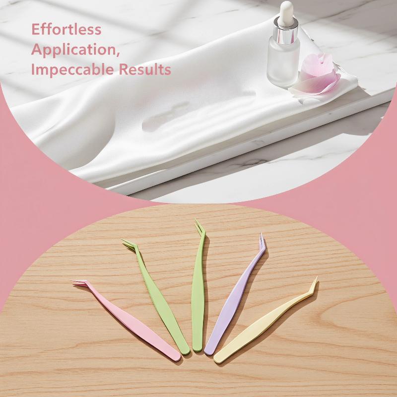스테인리스 스틸 속눈썹 이식 핀셋 1개, 접착제 잔여물 - Lash Extension Tweezers 리뷰 및 가격