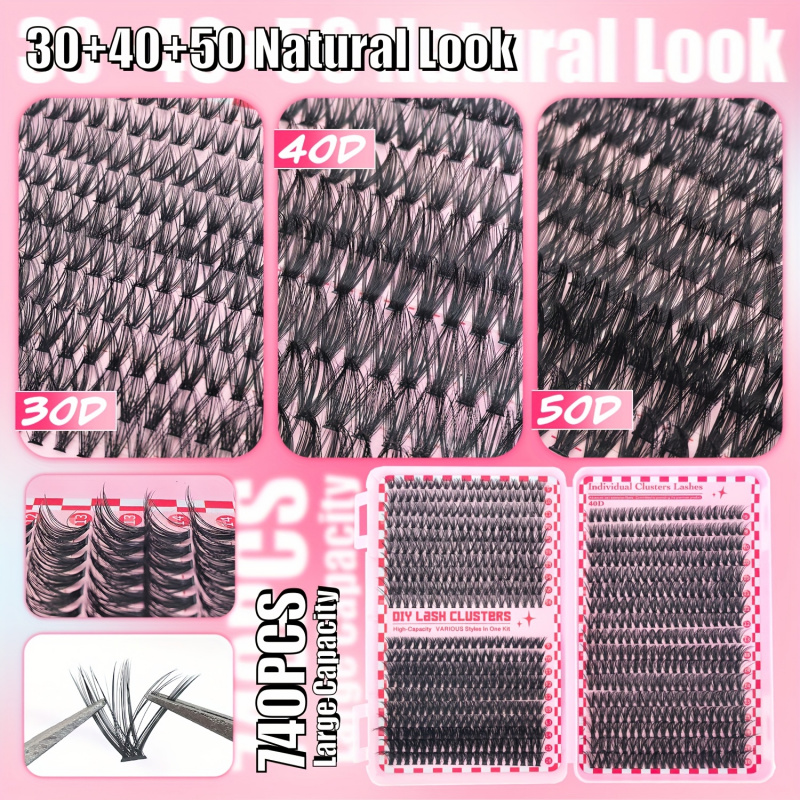 740/200pcs클러스터 속눈썹 연장 키트, 2-in - Lash Extension Tweezers 리뷰 및 가격
