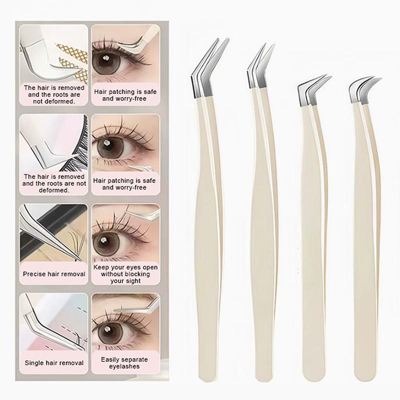 보관 케이스가 있는 인조 속눈썹 핀셋 미끄럼 방지 손잡 - Eyelash Extension Home Service 리뷰 및 가격