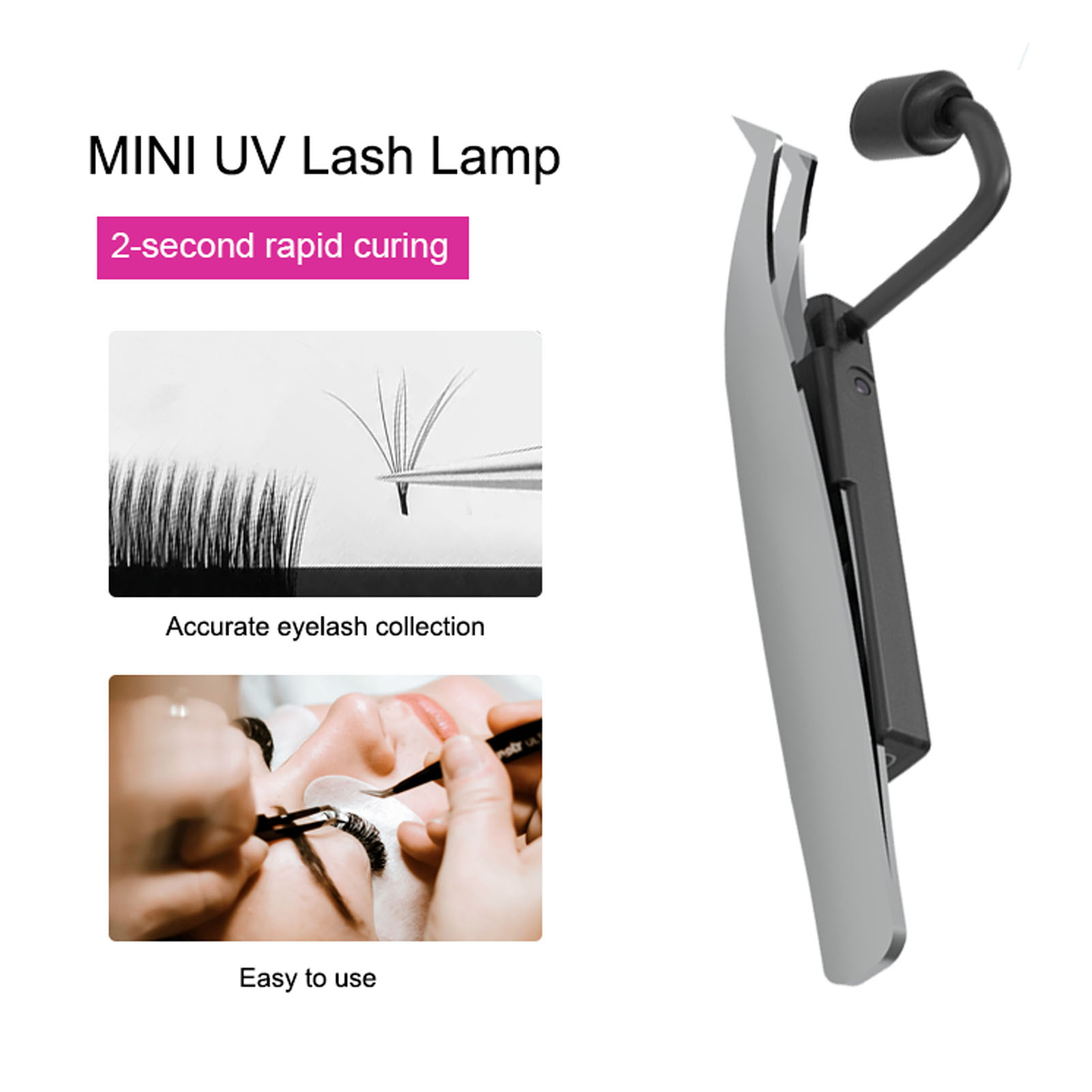 LED 속눈썹 램프 1W 395nm 빠른 접착제 경화  - Lash Extension Tweezers 리뷰 및 가격