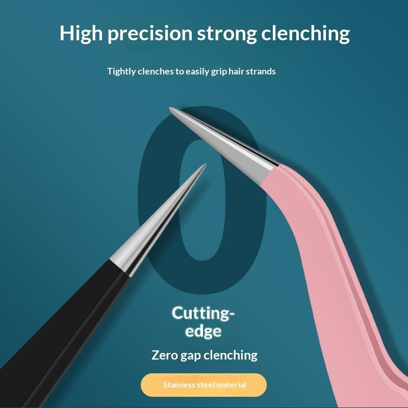 새로운 1개 스테인레스 스틸 속눈썹 연장용 핀셋 곡선형 - Lash Extension Tweezers 리뷰 및 가격