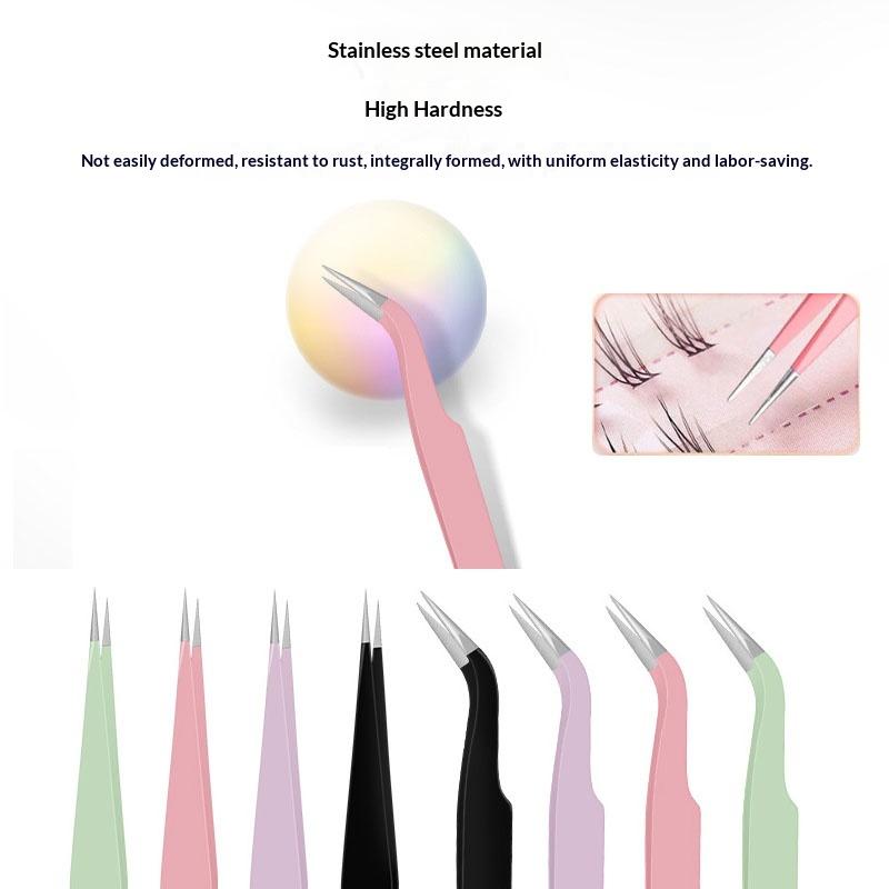 새로운 1개 스테인레스 스틸 속눈썹 연장용 핀셋 곡선형 - Lash Extension Tweezers 리뷰 및 가격