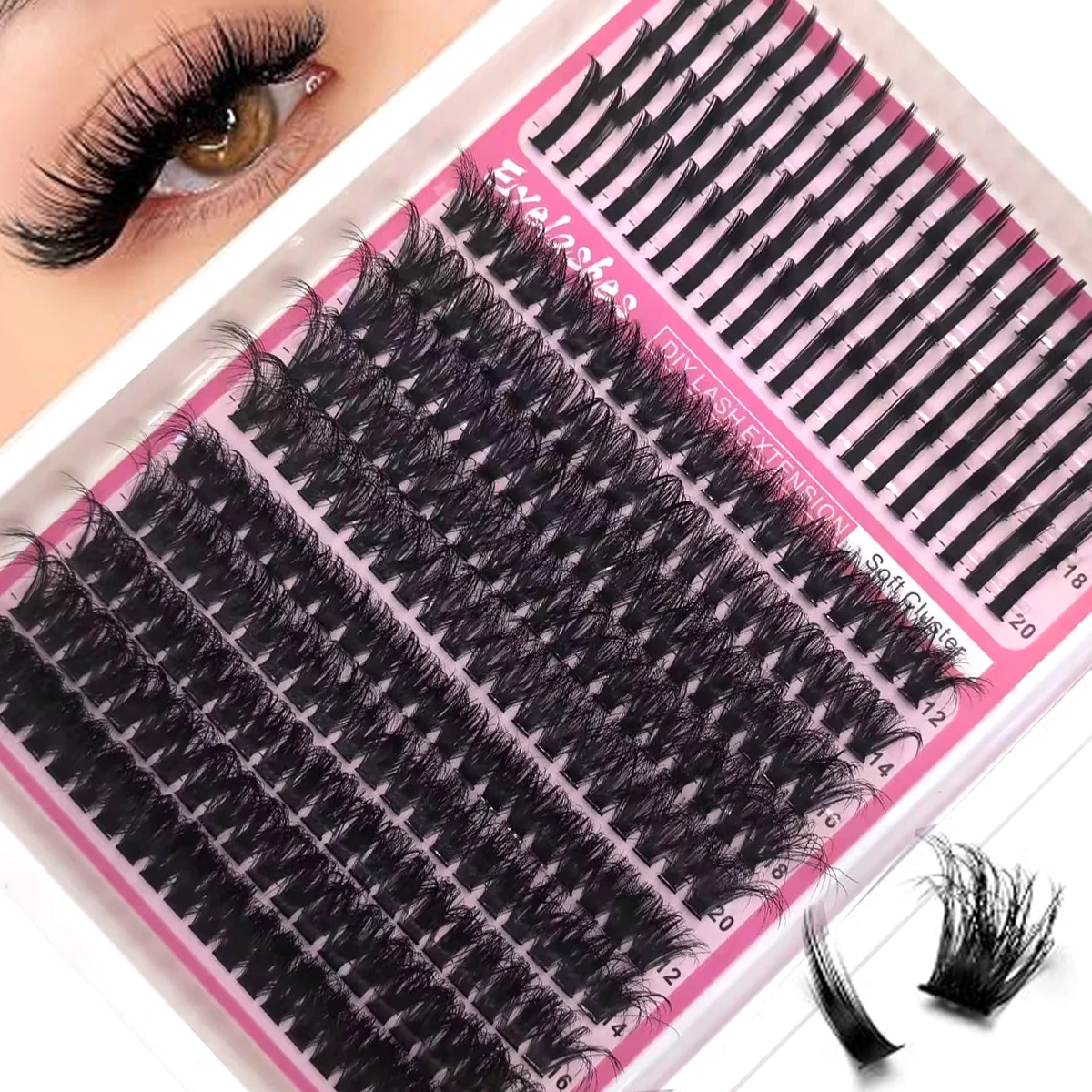 HBZGTLAD 스파이크 60D-300D 재사용 가능한 - Eyelash Extension Home Service 리뷰 및 가격