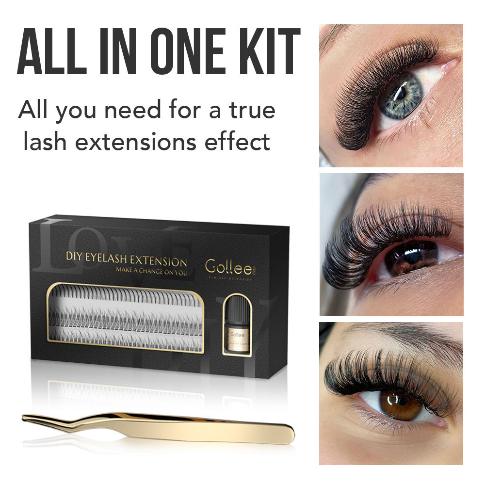 Gollee DIY 속눈썹 연장 선물 상자(연장용 속눈 - Eyelash Extension Open Eye 리뷰 및 가격